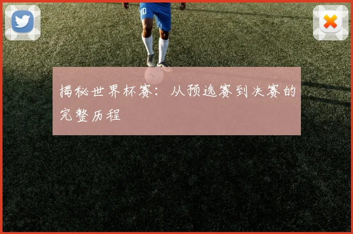 揭秘世界杯赛：从预选赛到决赛的完整历程