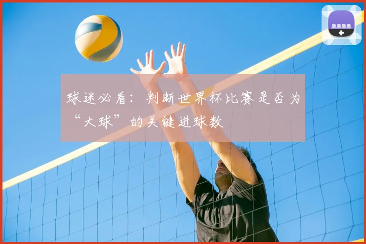 球迷必看:判断世界杯比赛是否为“大球”的关键进球数